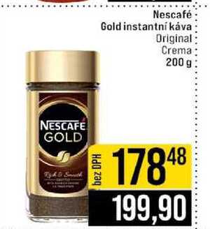 Nescafé Gold instantní káva Original Crema 200 g