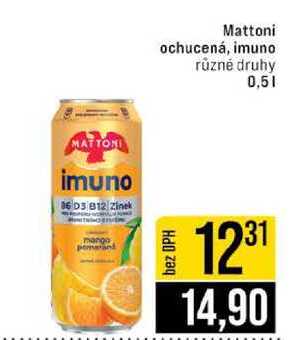 Mattoni ochucená, imuno různé druhy 0,5l