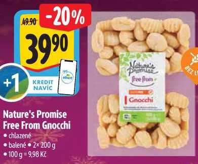 Nature's Promise Free From Gnocchi, 2x 200 g