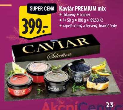 Kaviár PREMIUM mix, 4x 50 g  