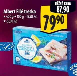 Albert Filé treska, 400 g