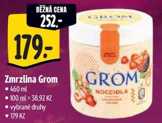Zmrzlina Grom, 460 ml