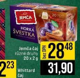 Jemča čaj různé druhy 20 x 2 g