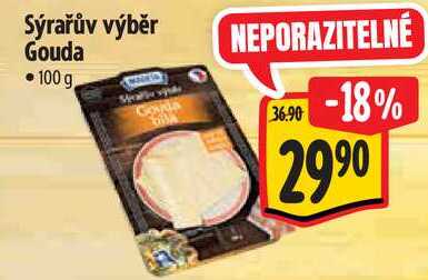 Sýrařův výběr Gouda 100 g 