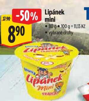 Lipánek mini, 80 g