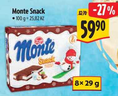 Monte Snack, 100 g 