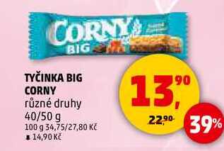 TYČINKA BIG CORNY, 50 g 