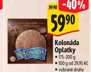 Kolonáda Oplatky 175-200 g