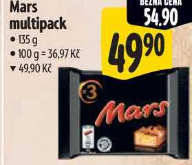 Mars multipack, 135g