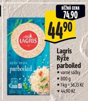 Lagris Rýže parboiled, 800 g  