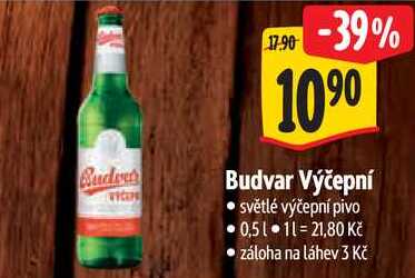 Budvar Výčepní, 0,51 