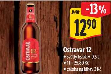 Ostravar 12, 0,5 l  