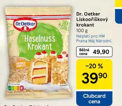 Dr. Oetker Lískooříškový krokant, 100 g