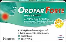 Orofar® Forte med a citron 24 pastilek