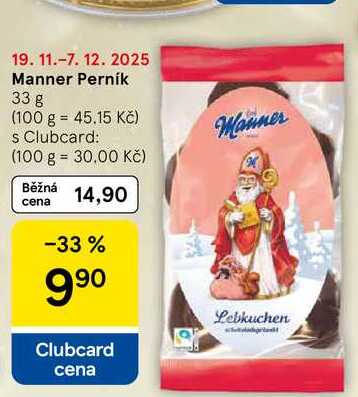 Manner Perník, 33 g  