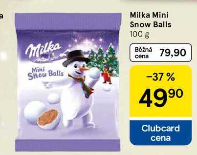 Milka Mini Snow Balls, 100 g