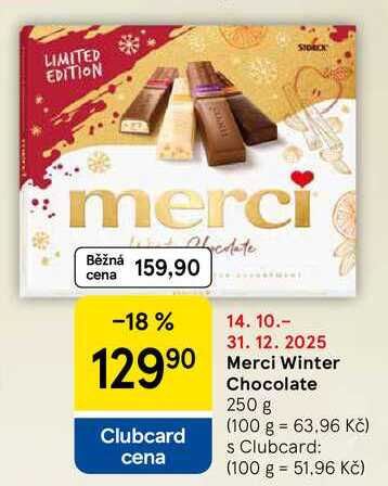 Merci Winter Chocolate, 250 g 