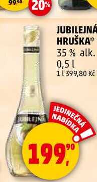 JUBILEJNÁ HRUŠKA, 0,5 l