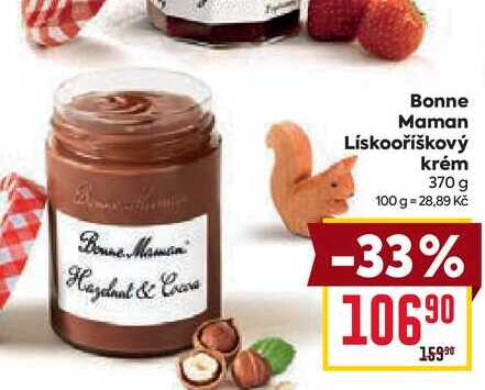 Bonne Maman Lískooříškový krém 370 g