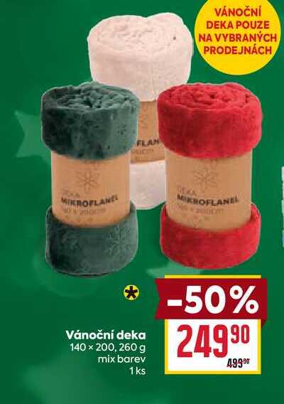 Vánoční deka 140 x 200, 260 g 