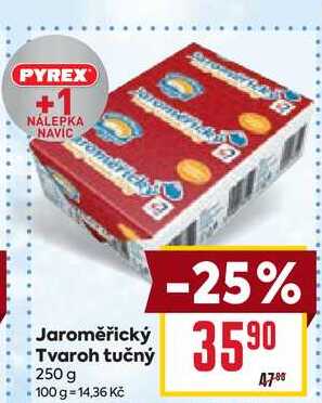 Jaroměřický Tvaroh tučný 250 g 