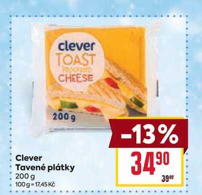 Clever Tavené plátky 200 g 