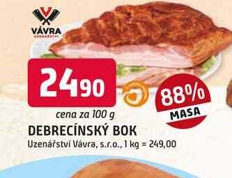 DEBRECÍNSKÝ BOK 88% 100g