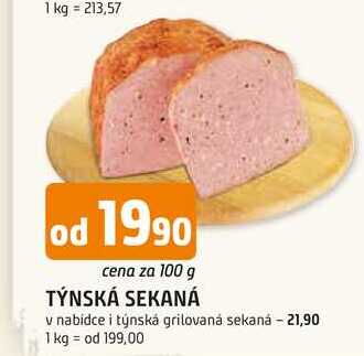TÝNSKÁ SEKANÁ 100g