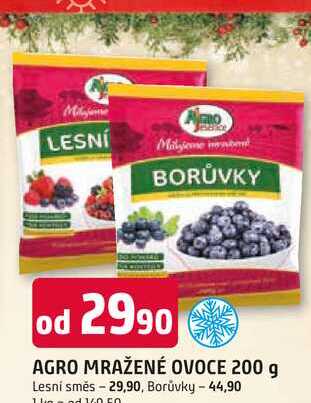 AGRO MRAŽENÉ OVOCE 200 g