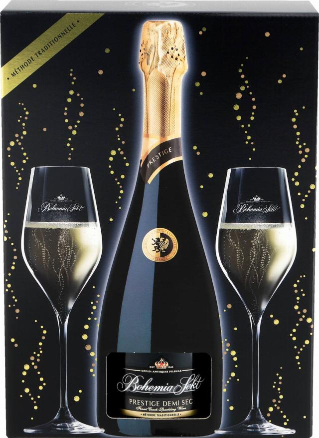 Bohemia sekt Prestige Šumivé víno dárkové balení