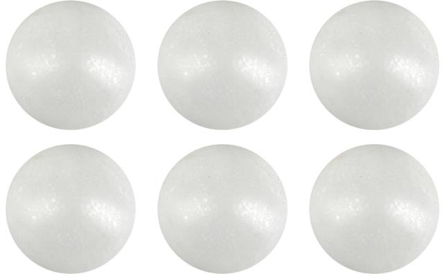 LIV & BO Ozdoby bílý, 5,8cm/6ks