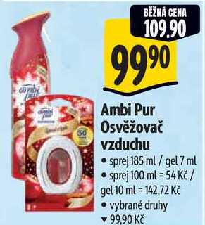 Ambi Pur Osvěžovač vzduchu, 185 ml 