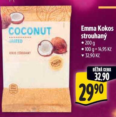 Emma Kokos strouhaný, 200 g  