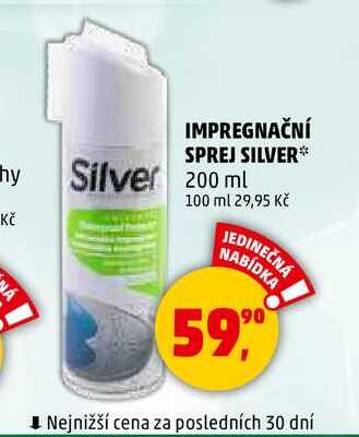 IMPREGNAČNÍ SPREJ SILVER Silver, 200 ml