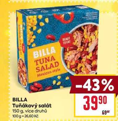 BILLA Tuňákový salát 150 g