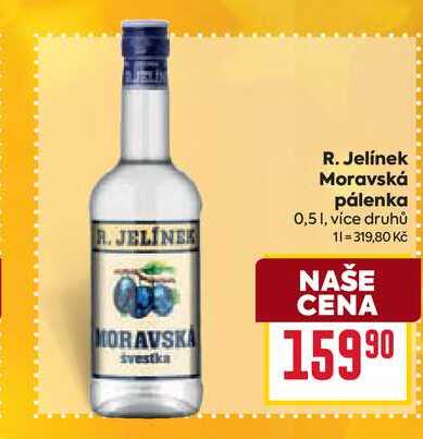 R. Jelínek Moravská pálenka 0,5l