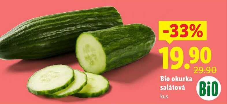 Bio okurka salátová, 1 ks