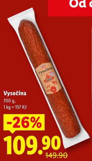 Vysočina, 700 g