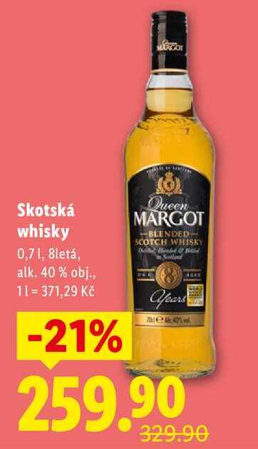 Skotská whisky, 0,7 l