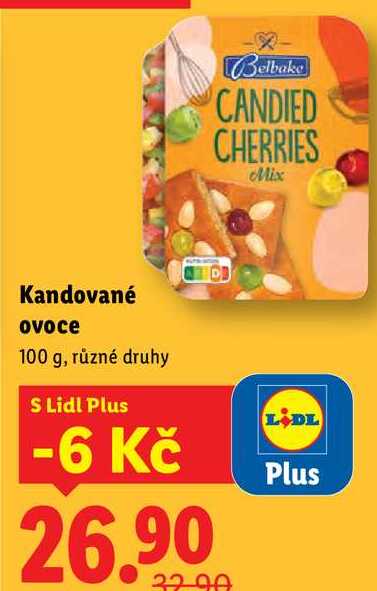 Kandované ovoce, 100 g