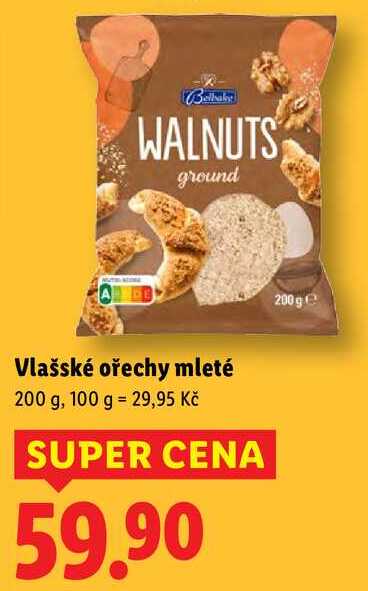 Vlašské ořechy mleté, 200 g