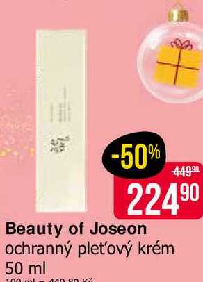 Beauty of Joseon ochranný pleťový krém 50 ml