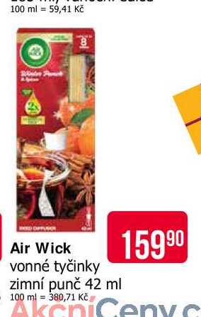 Air Wick vonné tyčinky zimní punč 42 ml 