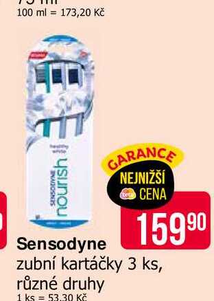 Sensodyne zubní kartáčky 3 ks, různé druhy