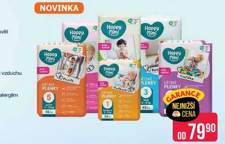 Happy Mini dětské plenky