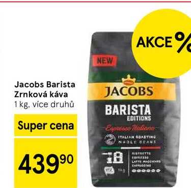 Jacobs Barista Zrnková káva, 1 kg, více druhů  