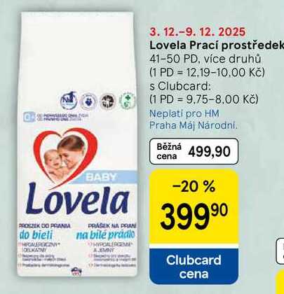 Lovela Prací prostředek, 41-50 PD, více druhů  