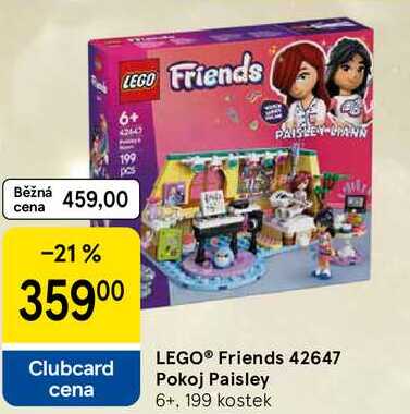 LEGO® Friends 42647 Pokoj Paisley 6+, 199 kostek