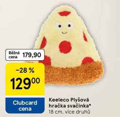 Keeleco Plyšová hračka svačinka, 18 cm. více druhů