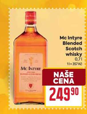 McIntyre Blended Scotch whisky 0,7l
